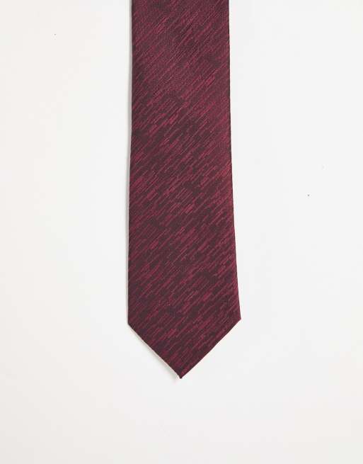 French Connection plain woven tie