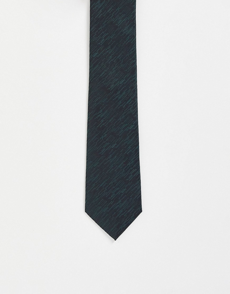 FRENCH CONNECTION PLAIN WOVEN TIE-RED