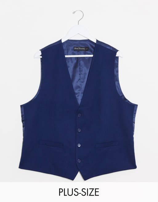 French Connection - PLUS bryllup slim fit flannel vest