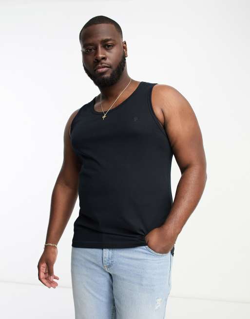 French Connection Plus - Canotta blu navy