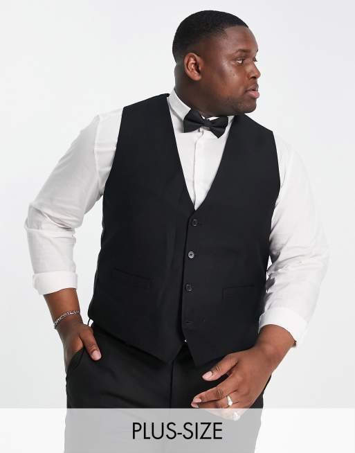 French Connection Plus - Elegant habitvest i Slim Fit