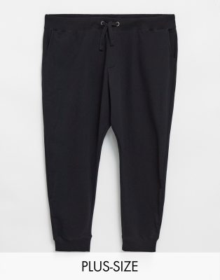 plus size slim fit joggers