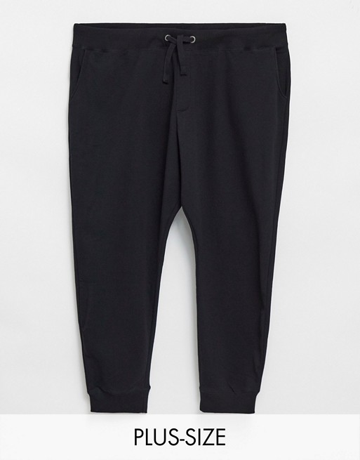 French Connection Plus essentials slim fit jogger in navy