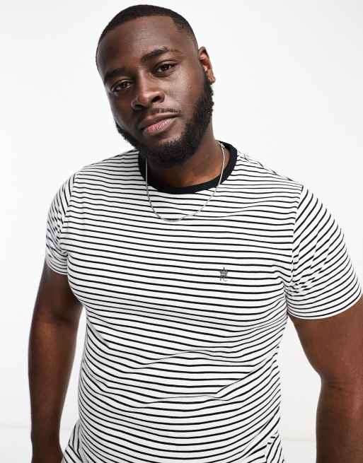 Striped t shirt clearance asos