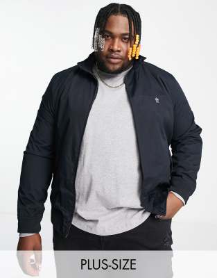 French Connection Plus harrington jacket in navy - ASOS Price Checker