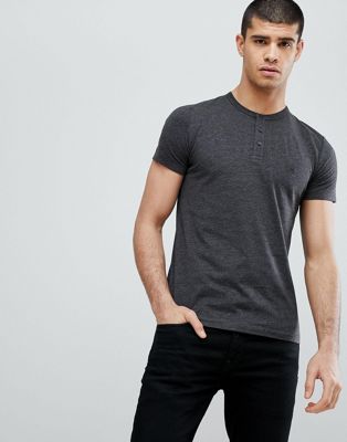French Connection PLUS - Henley T-shirt-Grijs