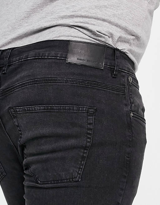 Plus délavé Jean French Connection pour homme en coloris Noir Homme Vêtements Jeans Jeans slim jean slim 