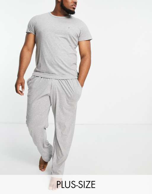 French Connection Plus - Jogger d'ensemble - Gris clair chiné