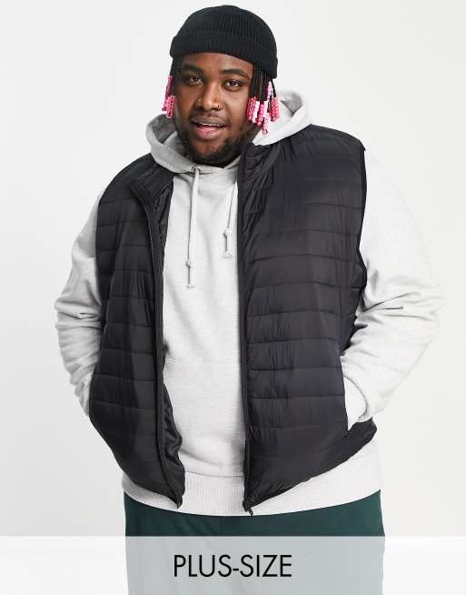 French Connection Plus lightweight gilet in black