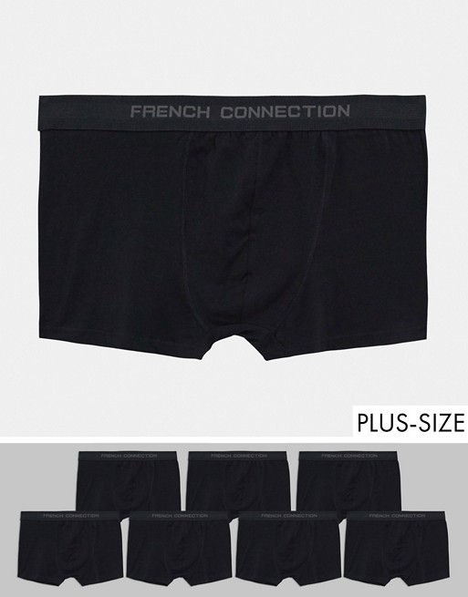 French Connection homme lot de 3 Boxer Shorts//trunks Noir