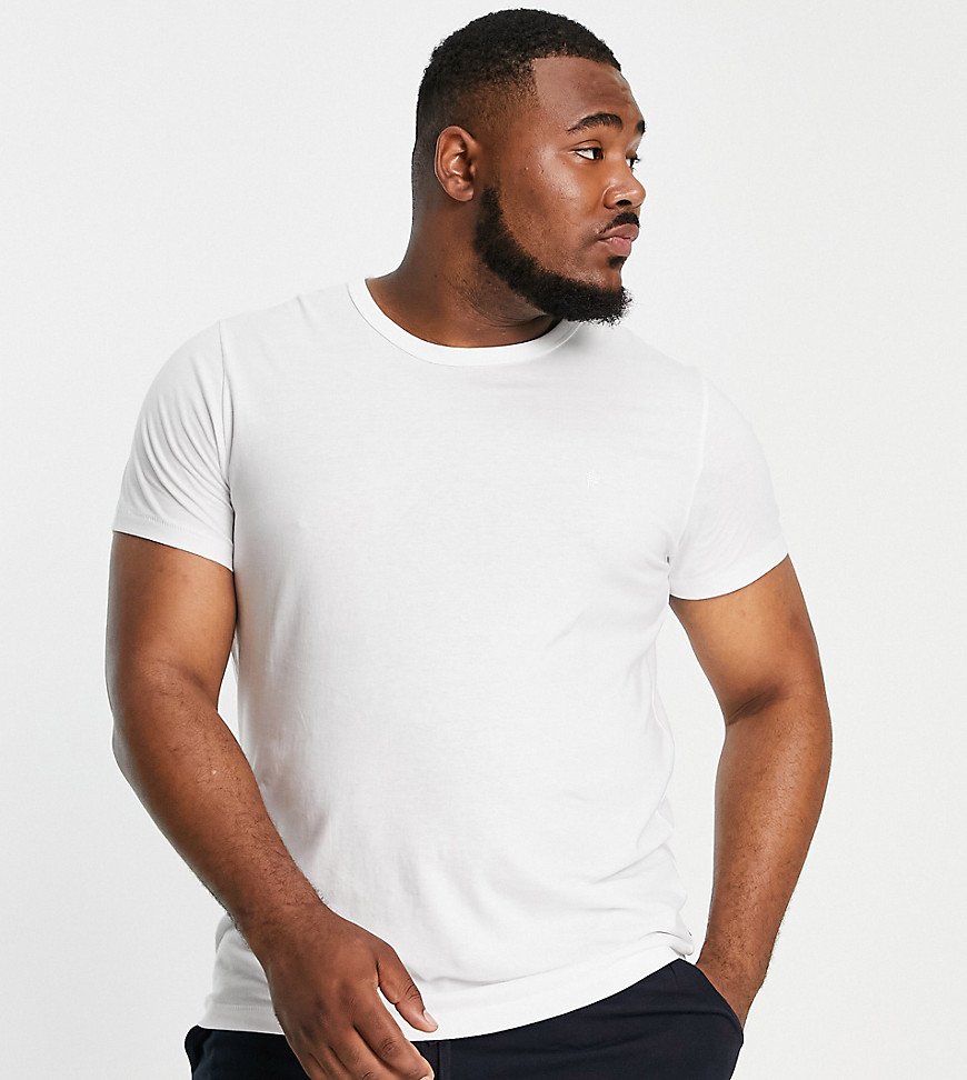 French Connection Plus lounge t-shirt in white