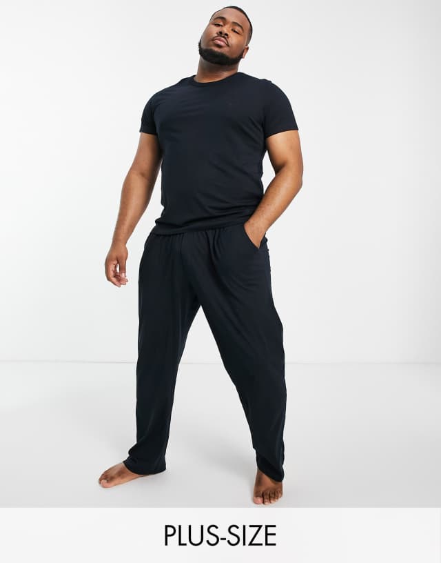 French Connection Plus pajama set in navy