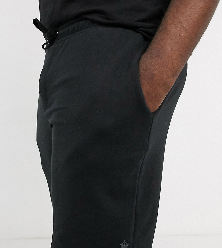 French Connection Plus - Pantaloncini in jersey-Nero