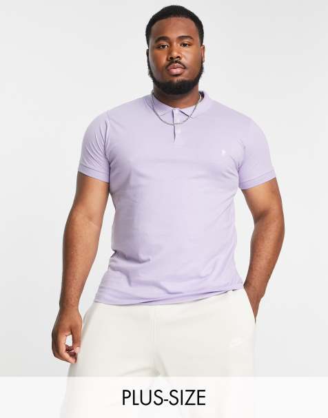 French Connection Plus polo in lilac - view 1