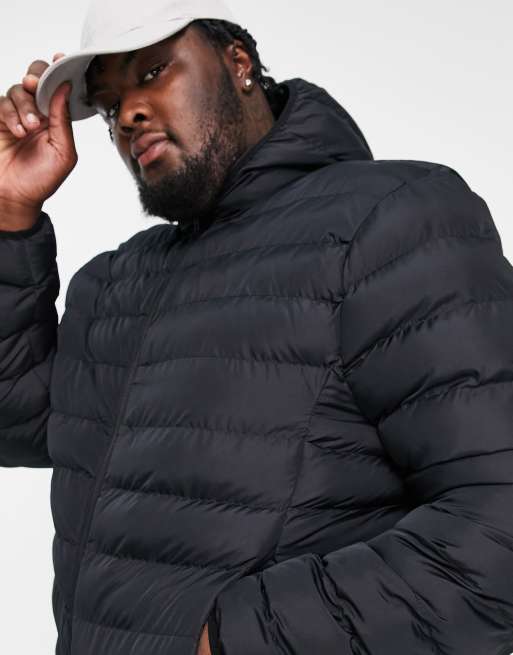 Puffer jacket with deals hood