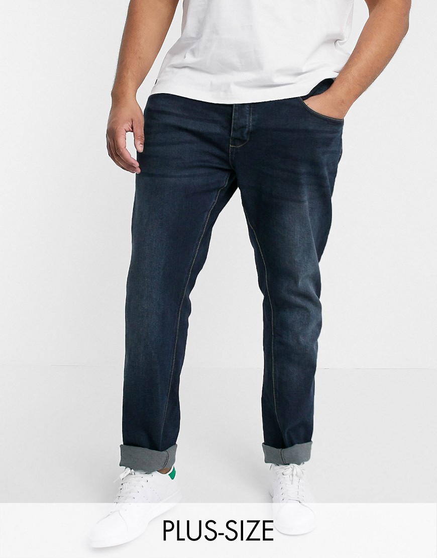 French Connection Plus skinny blue wash jeans