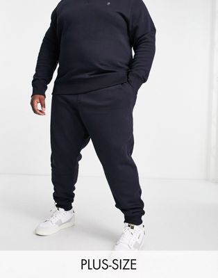 French Connection Plus slim fit jogger in navy
