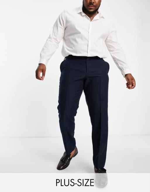 French Connection - Plus - Slim fit pantalon van linnen