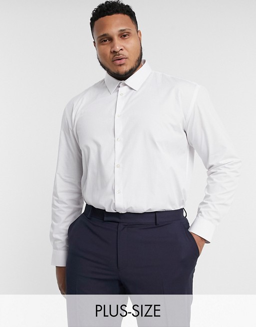 French Connection PLUS slim fit poplin shirt