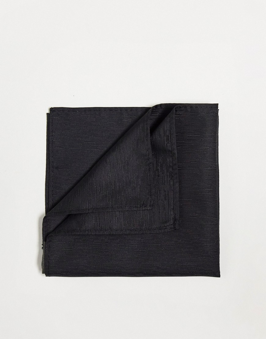pocket square in black