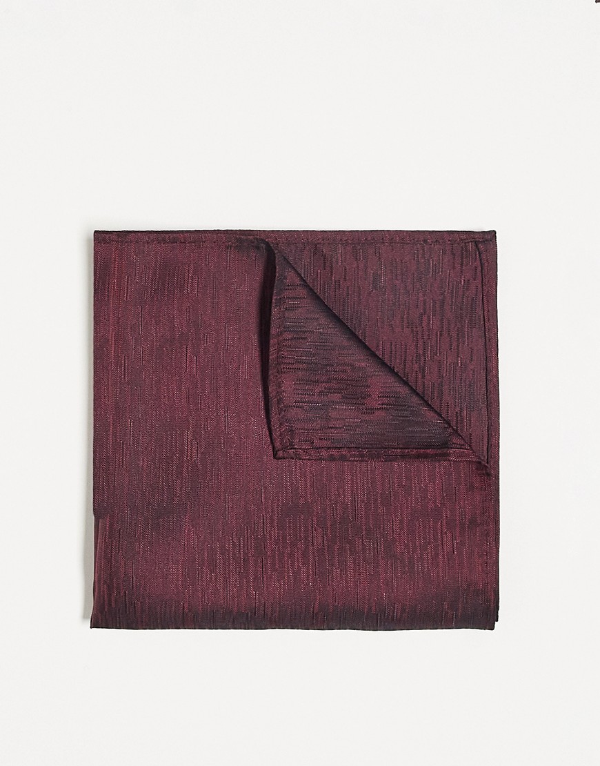 French Connection pocket square in chateaux-Red