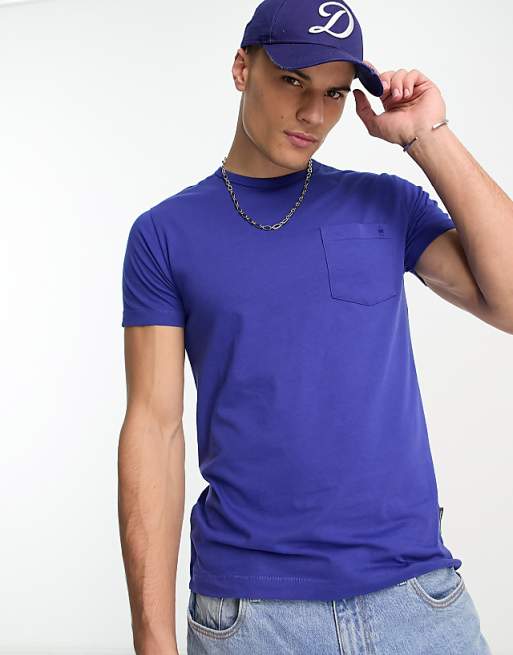Blue French Pocket Tee Blue French Pocket Tee