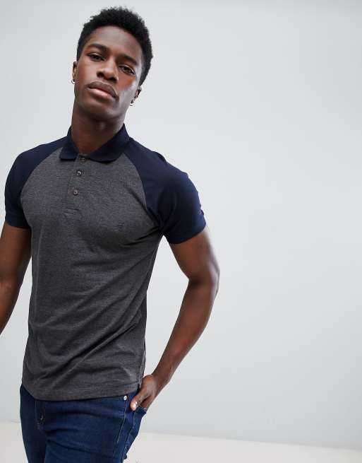 French Connection - Polo con maniche raglan