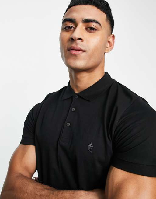 French Connection polo in black, 3 of 4