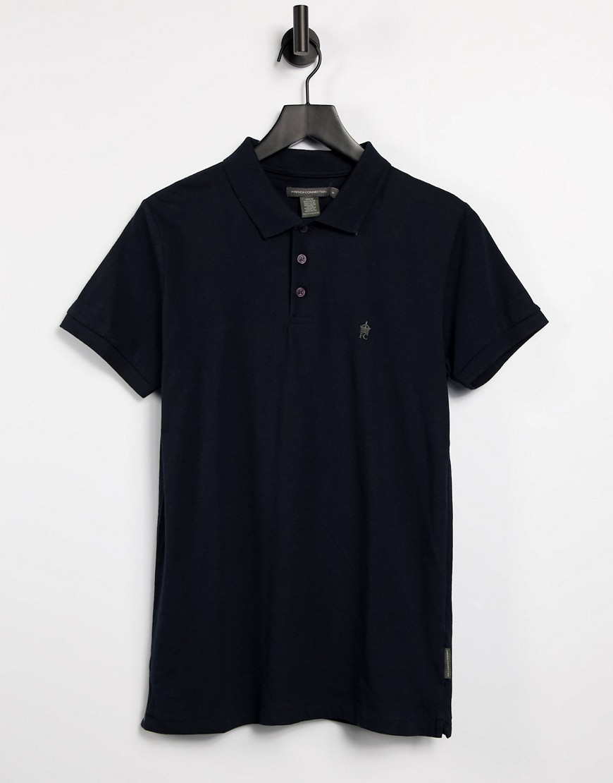 French Connection polo in navy-Blue