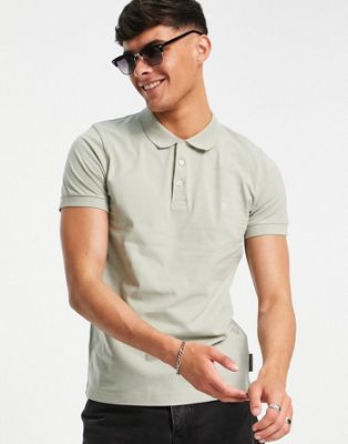 French Connection polo in sage-green