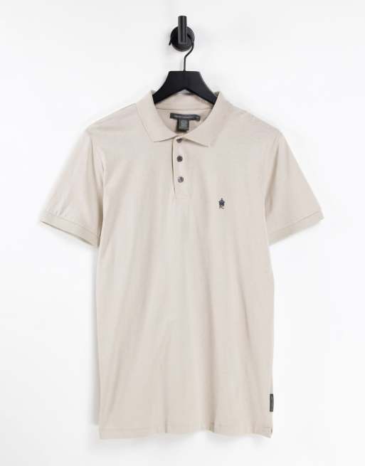 French Connection polo in stone