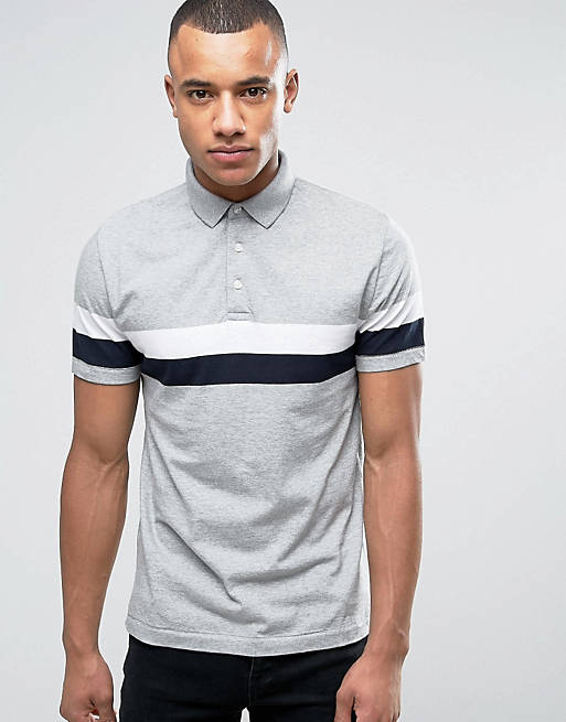 French Connection Polo Shirt with Stripe | ASOS