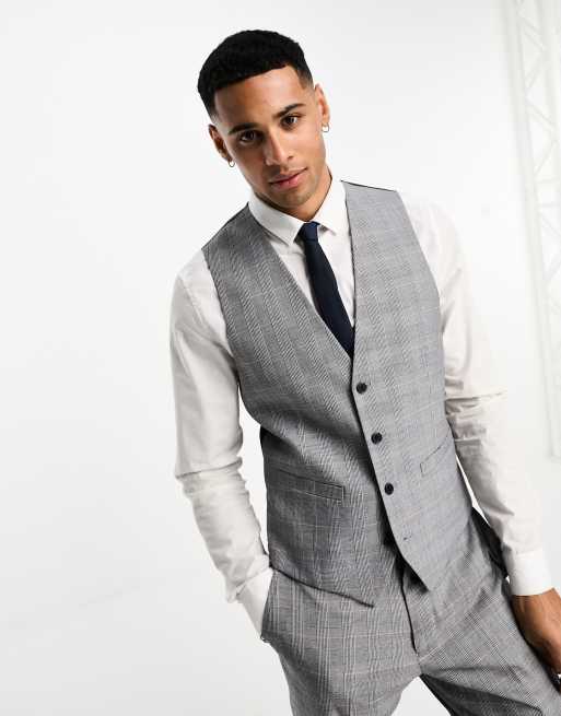 Light grey hotsell suit waistcoat