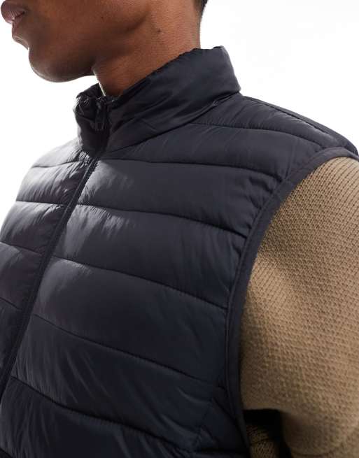 French Connection puffer gilet in navy, 3 of 4