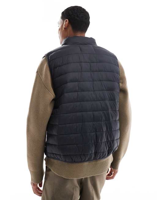 French Connection puffer gilet in navy, 4 of 4