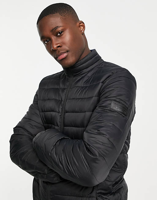 French Connection puffer jacket in charcoal | ASOS