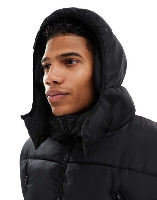 French connection hooded puffer coat on sale