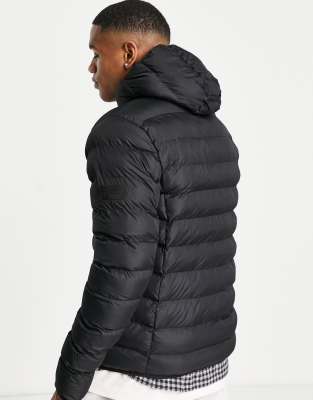 french connection black padded jacket