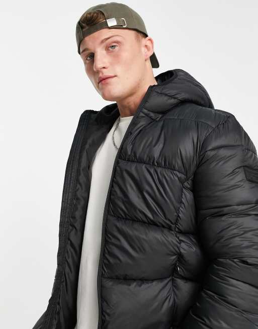 French connection cheap black puffer jacket