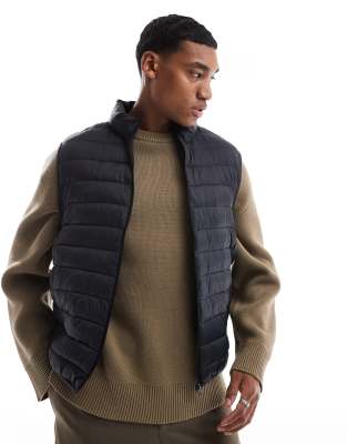 French Connection puffer vest in navy