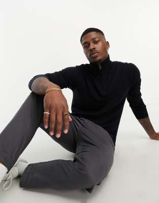 Sweat Homme French Connection - Bleu - Coton - Fermeture Éclair Intégrale - Taille M - Occasion TB