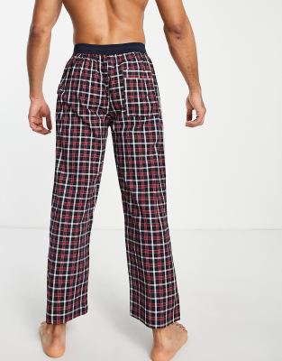 mens cuffed fleece pyjama bottoms