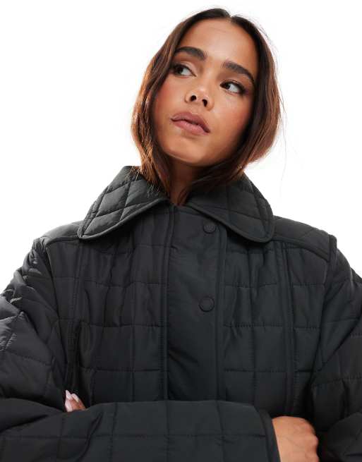 French connection quilted jacket hotsell