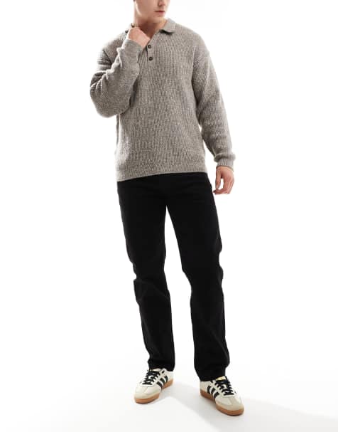 French Connection regular fit jeans in black - view 1