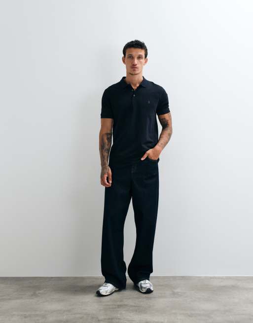 French Connection Regular-Fit-Polohemd in Marineblau, 3 von 5