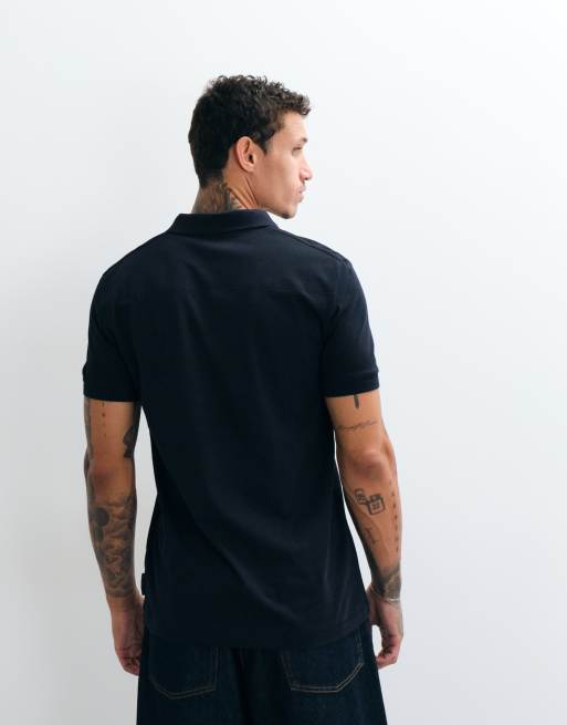 French Connection Regular-Fit-Polohemd in Marineblau, 5 von 5