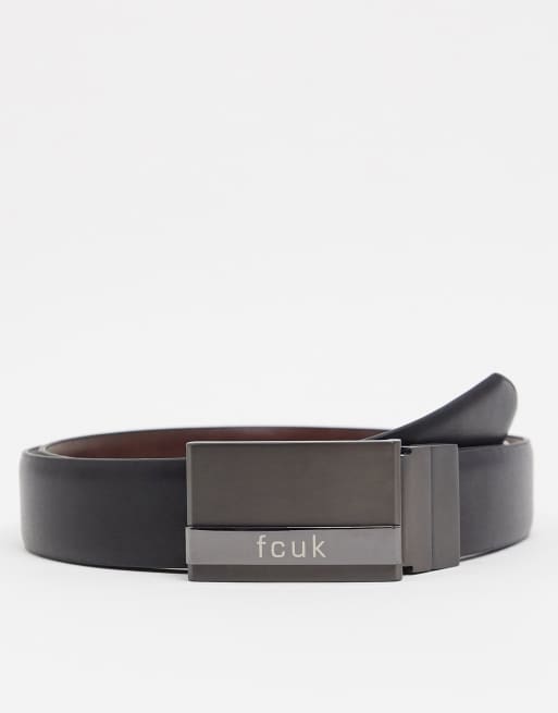 French Connection Reversible Leather Belt