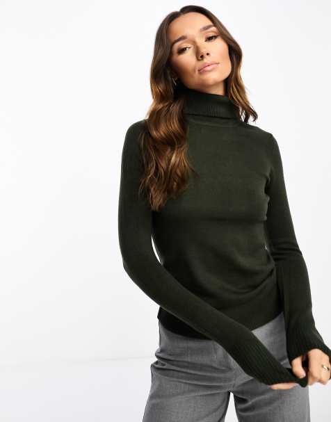 Bottle green hot sale jumpers ladies