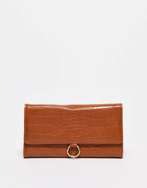 French Connection ring purse in tan ASOS