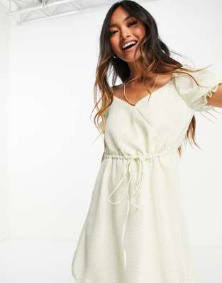 French Connection - Robe courte à imprimé petites fleurs - Vert